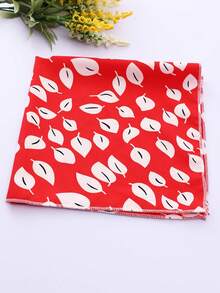 1-6pcs Washable Soft Premium Hotel Quality Reusable Printed Leaf Napkins, Perfect Tablecloth, Suitable For Holidays, Parties, Birthdays, Weddings And Dinner Parties - Multicolor - View 15
