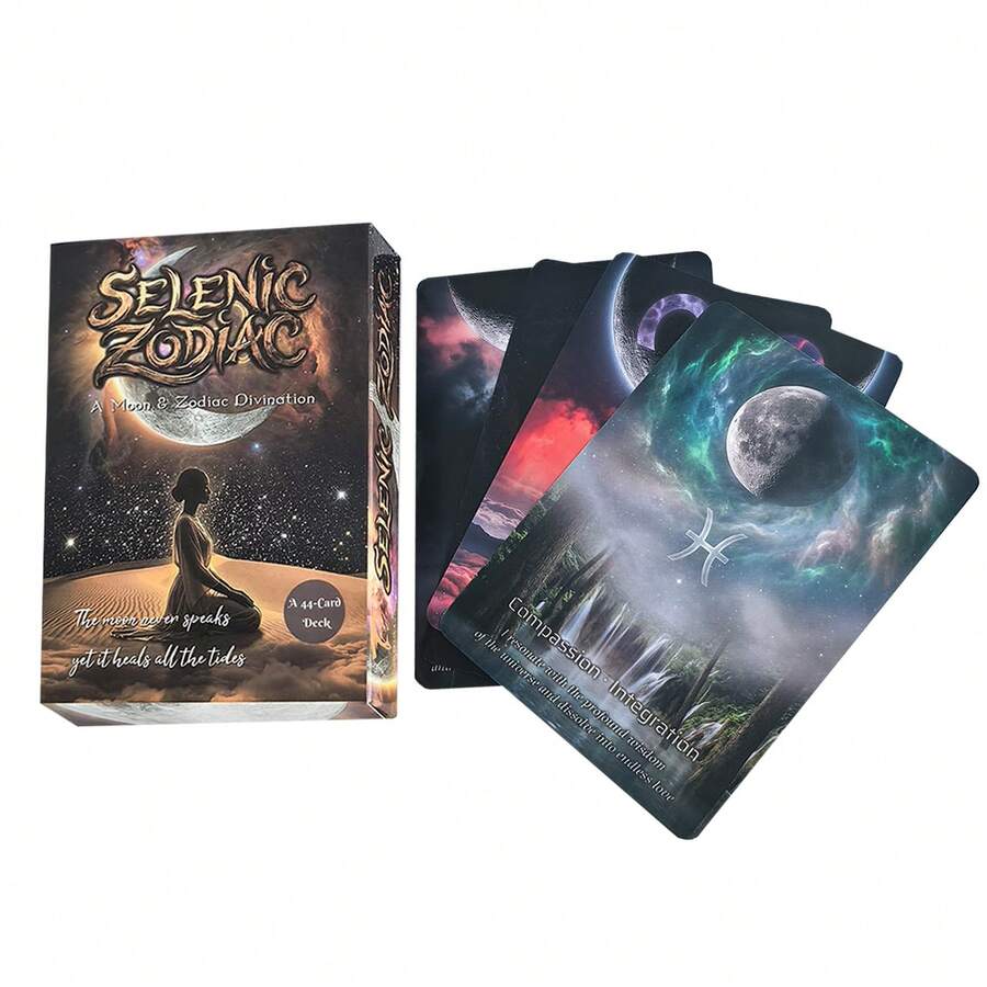 月亮星座神諭卡 | 月亮與星座占卜 44張卡組