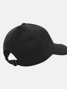 Puma 中性 ESS SCRIPT LOGO 爸爸帽 - 黑色彎曲帽簷帽子 02745701 - 黑色 - 查看 4