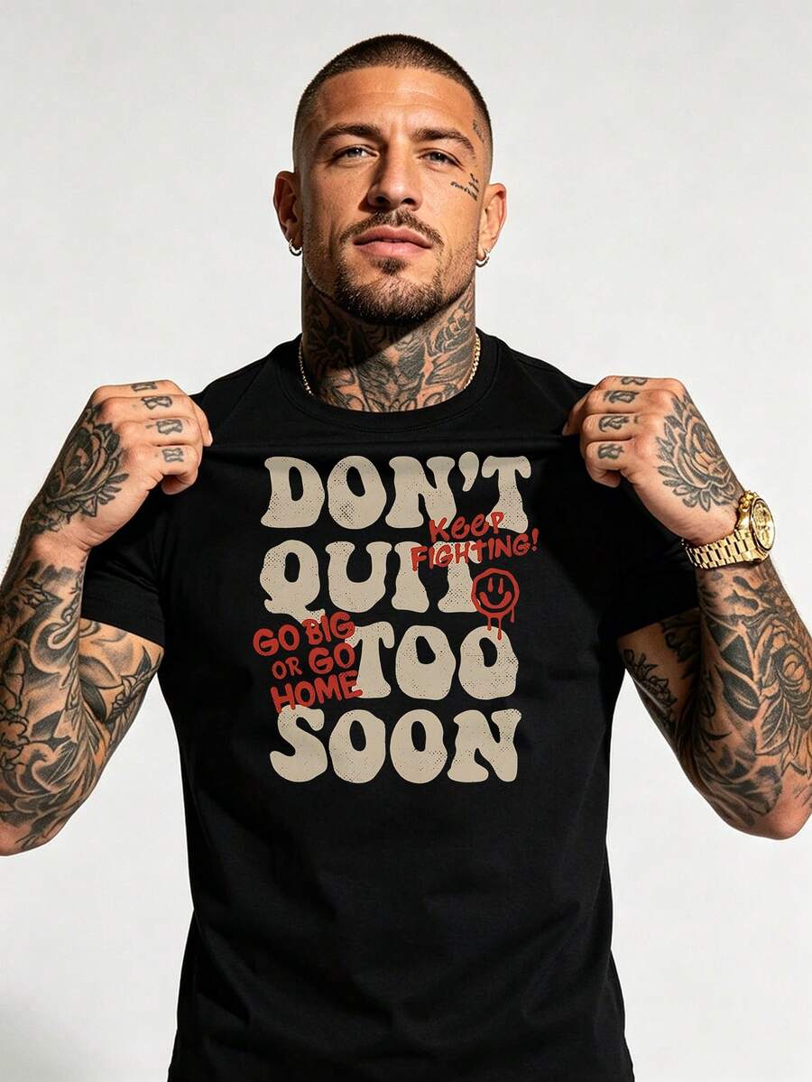 Men T-Shirts - Black - View 1