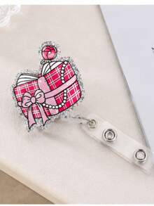 Retractable Durable Acrylic ID Holder - Nurse Badge Reel With Clip For Healthcare Professionals,School Supplies,Back To School - one-size - View 2