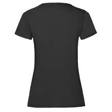 Fruit Of The Loom Womens/Ladies Lady Fit T-Shirt - Black - View 2