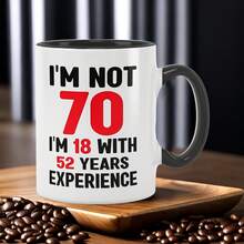 [Envío en 24 horas desde México]Taza de café de 11 oz para el 70º cumpleaños - Regalos geniales para hombres y mujeres que cumplen 70 - Ideas de regalos divertidas para mamá y papá - Tazas distintivas de 1954 para abuelos - Regalos con humor para él y ella - Imagen 1 pieza - Ver 4