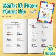 Math Workbook - Number Writing And Calculation Practice, Including Counting, Number Sequence, Addition And Subtraction Exercises, Clear Practice Pages, Develops Number Sense, Logical Thinking, Concentration And Problem-Solving Skills Back To School - 數學練習冊 - 查看 17