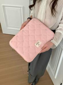 Bolsa de cuaderno con lazo lindo, compatible con 10/11 pulgadas, bolsa de almacenamiento de tableta ligera, funda protectora de computadora portátil de 13/14 pulgadas, bolsa interior de computadora de 15/15.6 pulgadas - Ver 19