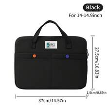 DANYCASE 13.3-14.9 吋筆電保護套，可愛風格，相容 11 代/10 代 10.9 Air 5 Air 4 10.9 9 代/8 代/7 代 10.2 Pro 11，便攜手提收納包 - 彩色 - 查看 18