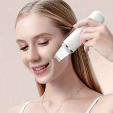 SOKANY Ultrasonic Blackhead Remover 3D Guided Cleaning Tool, High-Frequency Vibration Deep Pore Cleansing, 3-Level Intensity One-Touch Adjustment, Portable Home Beauty Device, Unisex Cleaning Gadget - White - View 2