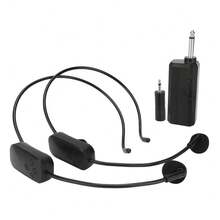 Wireless Headset Microphone System, USB Rechargeable Headset Microphone System, Optional 1 Headset Microphone Or 2 Headset Microphones, Suitable For Classroom, Conference And Exhibition Scenarios. (July 4th) - View 12