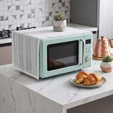 Penutup Debu Microwave, Penutup Peralatan Dapur Gaya Rumah Pertanian dari Linen dengan Perlindungan Samping, Penutup Pelindung Microwave Dapur yang Dapat Dicuci, Cocok untuk Penyimpanan dan Dekorasi di Atas Meja Dapur - MultiWarna - View 5