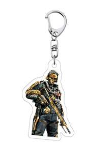 1pc Delta Force Game Character Acrylic Keychain Pendant Tactical Operator Collectible - Multicolor - View 17