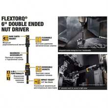 DEWALT DWADENDEXT-2 4-In-1 Double-Ended Nut Driver Impact Drill Bit Multi-Function Power Tool Accessory - DWADENDEXT-2 - View 4