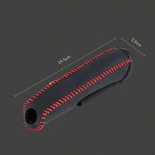 Car Artificial Leather Handbrake Cover Protective Sleeve Handbrake Protector Car Interior Accessories - A - View 4