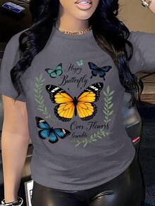 Ideal para ocasiones informales, la camiseta de manga corta con estampado frontal para mujer de verano presenta un tejido cómodo y transpirable, un estilo deportivo casual y es adecuada para - Blanco - Ver 11