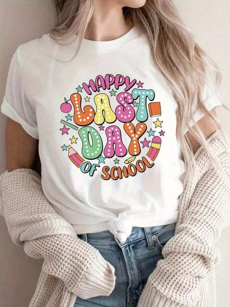 Casual T-Shirt - White - View 1