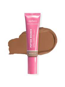 zephoco Peptide Bounce Flexible Foundation W/Marshmallow Extract – Hydrating Serum Cream Foundation For Mature Skin – Lightweight, Natural & Clean Makeup W/Medium Buildable Coverage - (Deep) - Deep - 查看 11