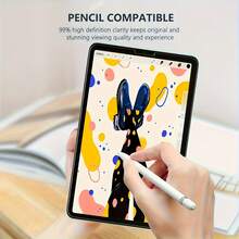 3pcs 9H Tempered Glass Screen Protector For IPad Air 4/Air 5 10.9 Inch (2020/2022), A2324/A2072/A2316/A2588/A2591, High Definition Anti-Scratch Anti-Fingerprint Film - Clear - View 9