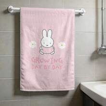 Miniso Handuk Kartun Miffy Bunny, Daisy & Karakter Lainnya, Terbuat dari Katun Murni Lembut, Tersedia dalam Kemasan 1, 2, 3, 4, 5, dan 6 Buah, Sempurna untuk Kamar Mandi & Penggunaan di Rumah - warna - View 1