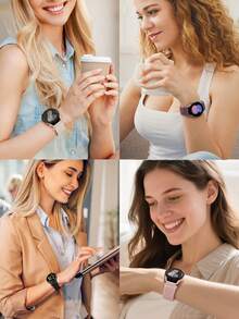 4 paquetes de correa de nailon trenzado de 20mm compatible con Samsung Galaxy Watch 4 5 6 7 FE 40mm 44mm/4 6 Classic 42mm 46mm 43mm 47mm/5 Pro 45mm/3 41mm/Active 2 - 20mm - Ver 9