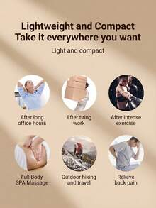 FIYIBAN Portable Rechargeable Massage Gun With 4 Replaceable Massage Heads, Deep Tissue Relaxation, USB Charging, Lithium Battery, Sports & Outdoor Electronic Accessory - Multicolor - View 10