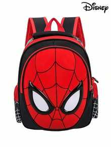 開學季 Disney Marvel 3D 蜘蛛人卡通大容量後背包，個性化學生動漫風輕量減壓日常通勤書包 - 彩色 - 查看 6