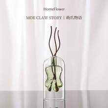 貓爪溫柔之夜香薰擴香瓶 | 90天持香，極簡米色 – 瓶身 + 擴香棒（不含香精油） - 藍色 - 查看 3