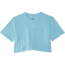 Under Armour Kids Rival Short Sleeve T-Shirt (Big Kid)-Father's Day PBFB - (494)溪流//白 - 查看 1