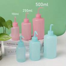 1/2pcs Small Plastic Watering Can With Precision Nozzle And Squeeze Design - Refillable, Suitable For Eyelash Rinsing, Tattoo Care, Succulent Watering, Indoor Plant Care And More - Multicolor - View 7