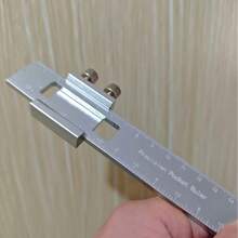 6.69 Inch Square Ruler And Straight Ruler - Heavy Duty Metal Construction, Double-Sided Scale, Ambidextrous, Suitable For Woodworking, Carpentry, Projects, Woodworking Essential, Durable Construction, Professional Builder - Silver - View 7