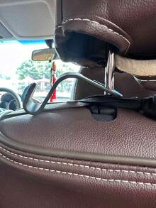 2 Stücke herzförmige Autositz-Aufhänger mit Diamantbesatz, Autositz-Aufhänger Aufbewahrungszubehör, zum Aufhängen von Geldbörsen, Jacken, Regenschirmen, Einkaufstüten, Handtaschen - A - Übersicht 6