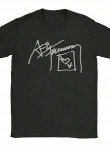 Unisex Cotton T-Shirt With Graphic Print Of The Rock Band Beach House Music. Summer Clothing For Women. 100% Cotton Summer Tops. - 綠色 - 查看 1