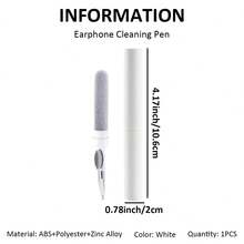 3-In-1 Wireless Earphone Cleaning Kit, Portable Earphone Keyboard Cleaning Pen, Earbud Smartphone Tablet Laptop Compatible, Compact Residue Removal Tool, Essential Earphone Maintenance - Perfect Choice - Multicolor - View 10