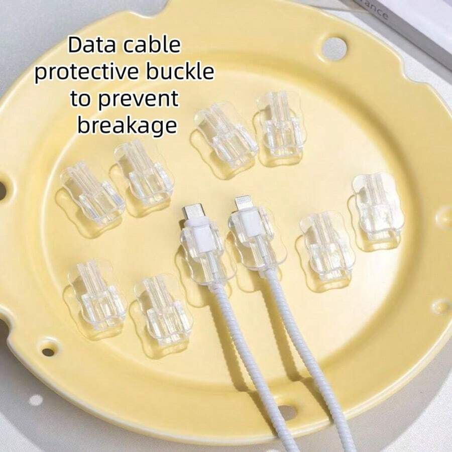 Transparent Material Cable Protector, Bite-Proof Charger Protector Cover, Apple & Android Charging Port Protector - Protective Case - View 1