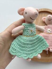 [Ballet Piggy]1pc 13cm Ballet Style Piggy Plush Doll, Birthday Gift For Little Girls, Holiday Gift - Ballet Pig - View 9
