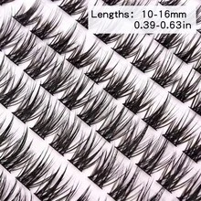 LIMEIKAI 240PCS Lash Clusters, DIY Eyelash Extension Kit, 10-16mm Lash Cluster Length, Eyelash Extension Tools, Convenient For Home Use. - White - View 7