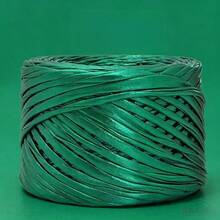 Shiny Metallic Color Plain Crochet Yarn, Premium Braided Craft Line Ribbon Rope, Multi-Color Durable Braided Yarn, Suitable For Making Handbags, Hats, Home Decor, Sewing And Knitting Projects - 1 Piece - View 19