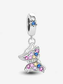 1pc Flower & Butterfly Pendant Suitable For DIY Bracelet, Necklace Jewelry Making, Great Gift For Women And Girls - Beads - View 13