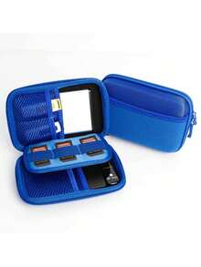 Multifunctional Electronic Product Storage Bag, Suitable For Travel, Can Store Data Cables And Hard Drives, Portable Dual-Layer Design - Multicolor - View 6