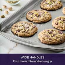 Circulon Nonstick Bakeware 10-Inch-by-15-Inch Cookie Baking Pan 2-Piece Set - Gris - Ver 7