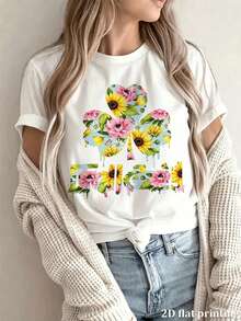 Women T-Shirts - 白色 - 查看 6