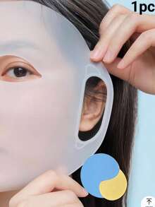 Latex Facial Protective Shield, Waterproof, Prevents Evaporation, Suitable As A Gift For Friends - Multicolor - View 10
