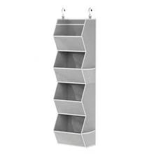 OrdoVault Organizer Penyimpanan Gantung Kapasitas Besar 4 Lapis, Aksesori Lemari, Penyimpanan Terbagi, Aksesori Lemari Berbentuk T, Keranjang Penyimpanan Pakaian, Dapat Dilipat, Multifungsi, Hemat Ruang, Pilihan Ideal Untuk Rumah, Lemari, Penyimpanan dan Pengorganisasian, Dekorasi Kamar Tidur, Kembali ke Sekolah - beraneka warna - View 11