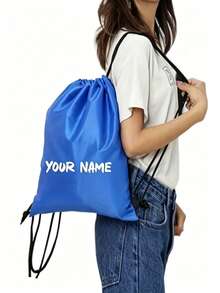 Custom Design Drawstring Backpack,Personalized Bags With Your Logo,Customized Drawstring Backpack Bulk String Bag,Large Capacity Bags,For Everyday Use - Multicolor - View 2