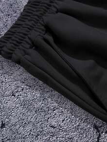 Shorts de Hombre Nueva Temporada Verano 2026, Tela Transpirable Holgados con Cintura Elástica, Ideal para Deporte, Salir y Descanso Diario - Negro - Ver 5