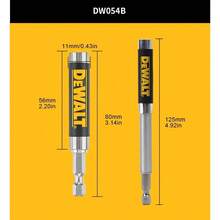 DEWALT DW2054B 衝擊式磁性延長套筒鑽頭固定座，可伸縮 80-125mm 1/4 英吋鑽頭固定座，輕巧磁性驅動轉接頭 - DW2054B - 查看 2