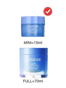 Laneige [Mini] Water Sleeping Mask 15ml / A Korean overnight mask to deeply hydrate and recharge your skin’s glow overnight. The lightweight, refreshing gel formula gently cools & seals in deep hydration that's light formula gently cools & seals in deep hydration that's light on the . - Water Sleep Mask 15ml - 查看 10
