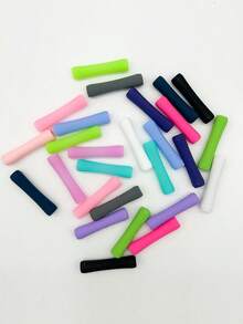 1件/2件/4件/8件裝圓形矽膠筆握套，相容 Apple Pencil 第1代/第2代，柔軟矽膠，舒適握感，為您的觸控筆提供更好保護 - 彩色 - 查看 4