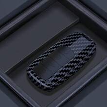 ABS Carbon Fiber Car Key Case Cover Shell For Chery Tiggo 8 Pro Tiggo 8plus New 5 Plus 7pro Max Omoda 5 C5 Modod Accessories - Type a - View 9