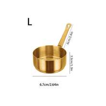 1pc Stainless Steel Sauce Cup, Non-Slip, Easy To Clean And Durable Western Dip Tool. Space-Saving Thickened Metal Kitchen Seasoning Small Bowl, Suitable For Ketchup, Salad Dressing And Various Dips. Prevents Countertop Mess (Exquisite Handle Design); Perfect Practical Gift For Home Cooking Enthusiasts. - Gold - View 12