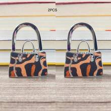 Gancho plegable portátil para bolso con forma de jarrón de aleación de zinc con estilo bohemio y pequeños rhinestones - Multicolor - Ver 33