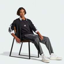 Adidas 三葉草系列 男子 3S TEE 圓領休閒短袖T卹 - 黑色 - 查看 5